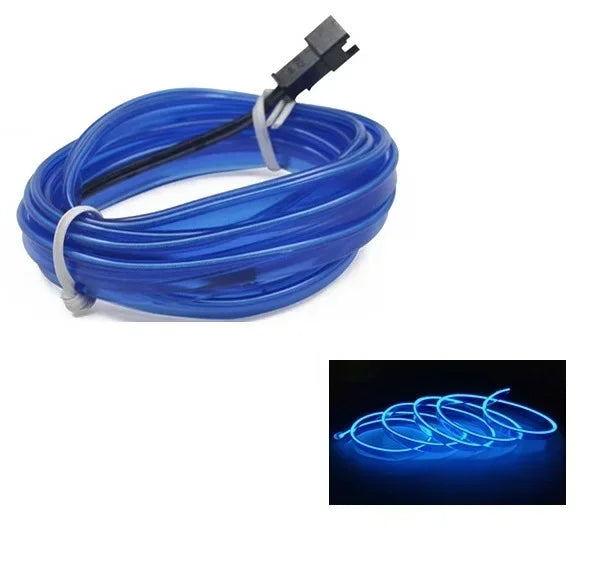 LED Neon Strip – Flexible Car Interior Ambient Lighting (1M/3M/5M)