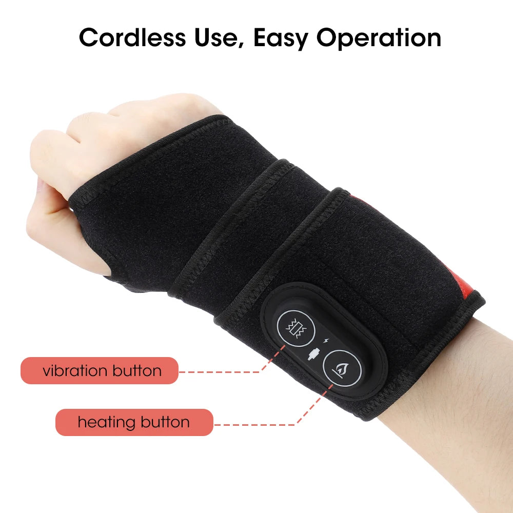 Wireless Vibration Heating Wrap Versatile Body Heating Pad for Knee Elbow Wrist Ankle