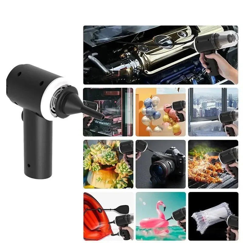 Mini Wireless Wet & Dry Car Vacuum