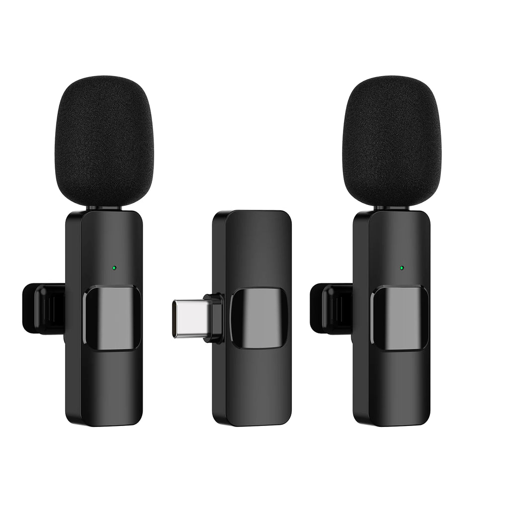 Wireless Lavalier Microphone for iPhone & Android