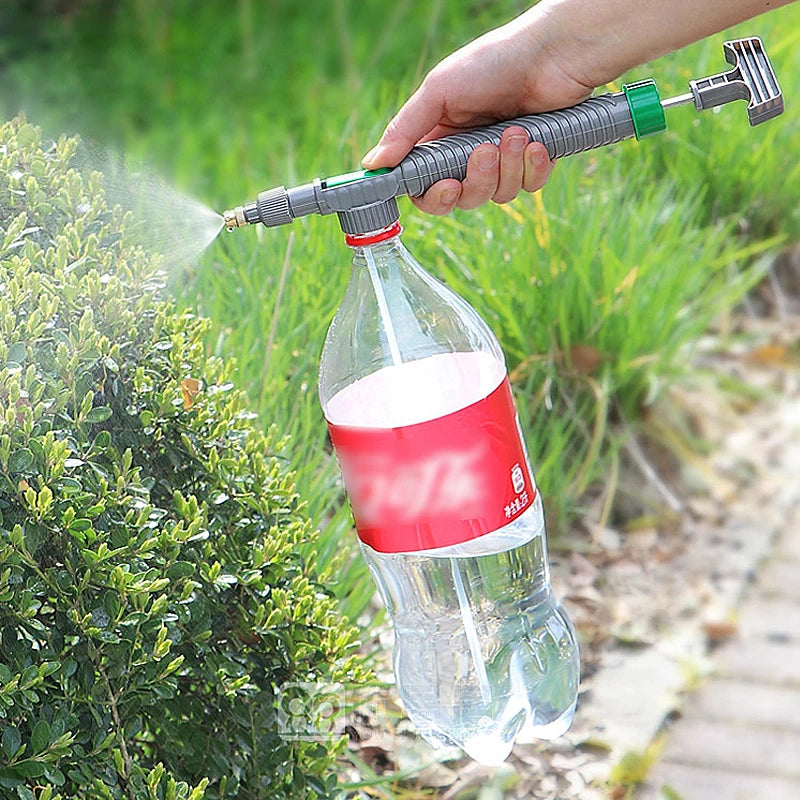 Adjustable Bottle Spray Nozzle - Garden Watering & Cleaning Sprayer