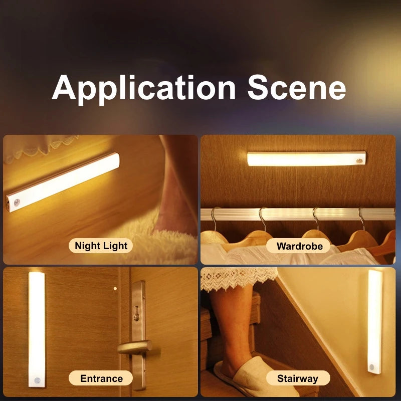 Motion Sensor USB Rechargeable Bar Light