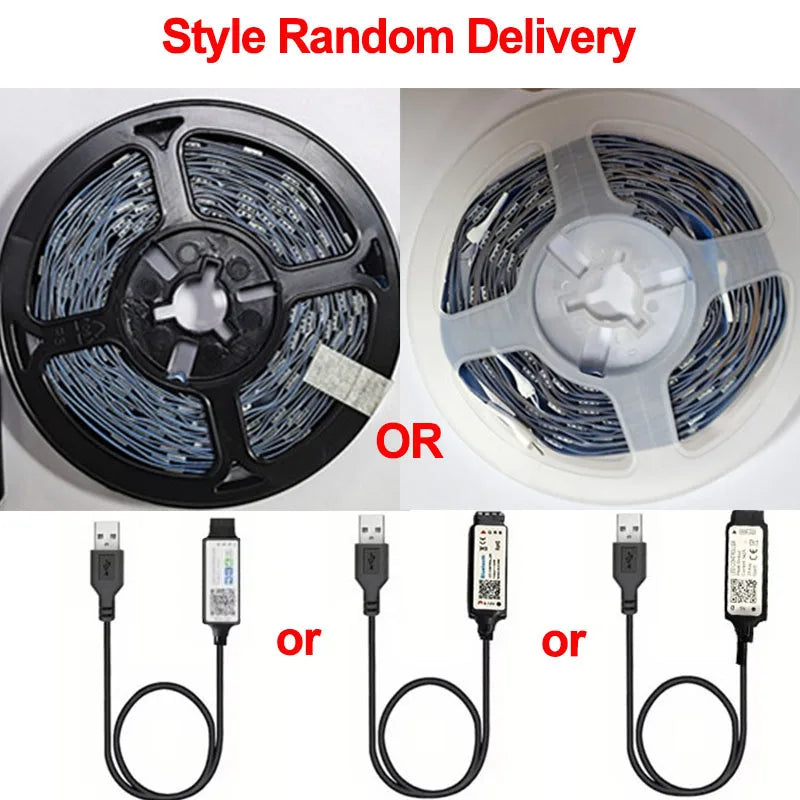 Smart LED Strip Lights – Bluetooth 5050 RGB with App & Remote Control