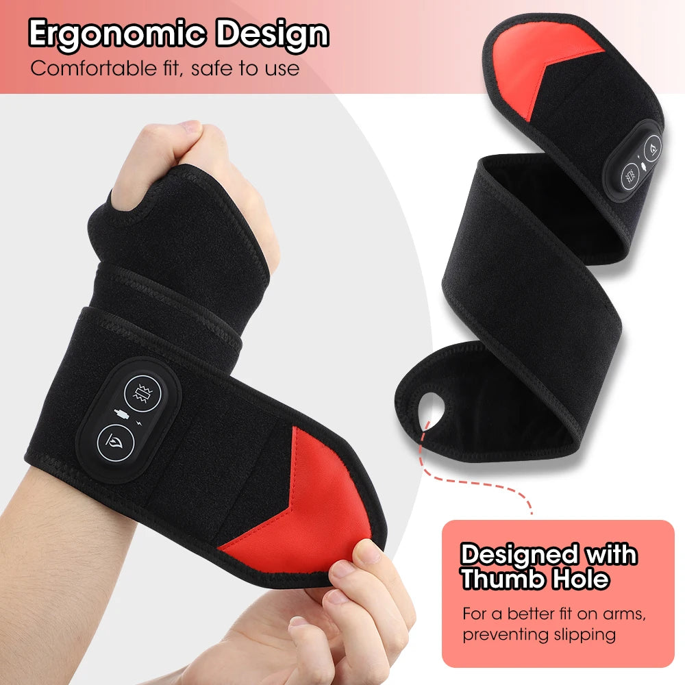 Wireless Vibration Heating Wrap Versatile Body Heating Pad for Knee Elbow Wrist Ankle