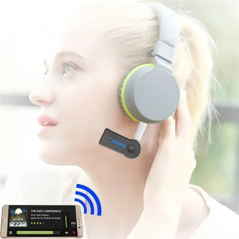 Wireless Car Bluetooth Receiver Adapter P2 Music Call Sound 3.5mm Audio Bluetooth Pour Voiture MP3 FM Music Transmitter