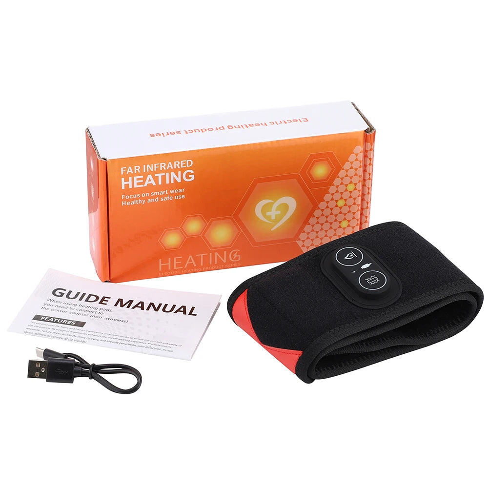 Wireless Vibration Heating Wrap Versatile Body Heating Pad for Knee Elbow Wrist Ankle