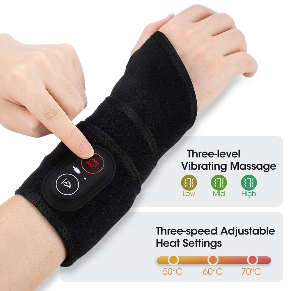 Wireless Vibration Heating Wrap Versatile Body Heating Pad for Knee Elbow Wrist Ankle