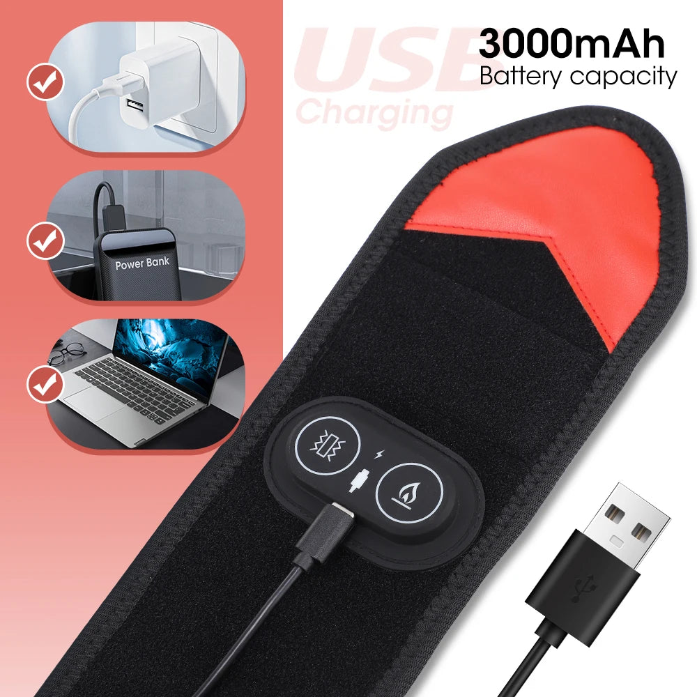 Wireless Vibration Heating Wrap Versatile Body Heating Pad for Knee Elbow Wrist Ankle