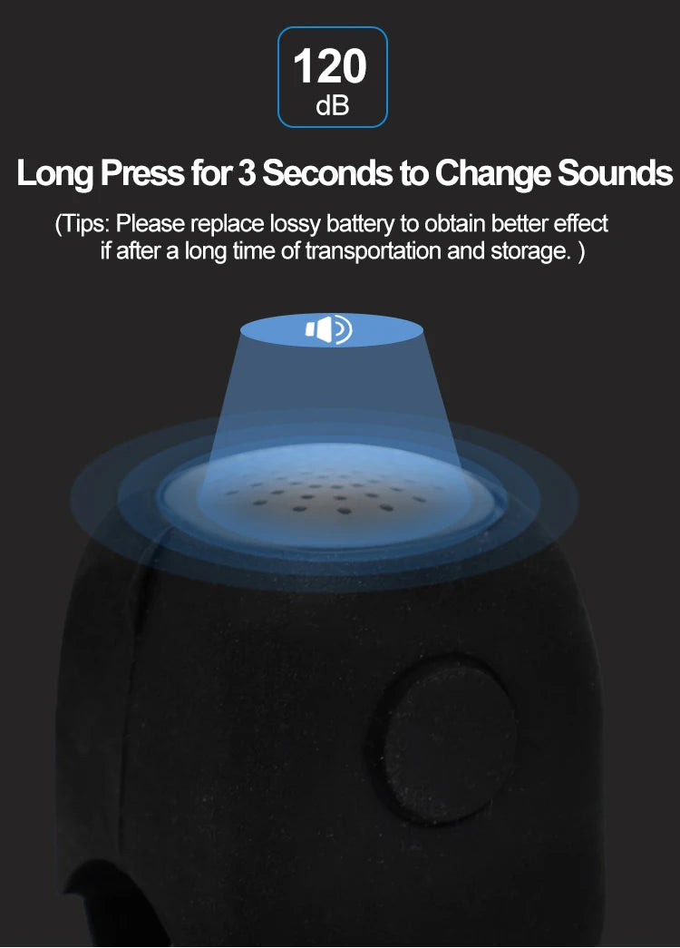 Electric Bicycle Loud Bell for Safe Riding