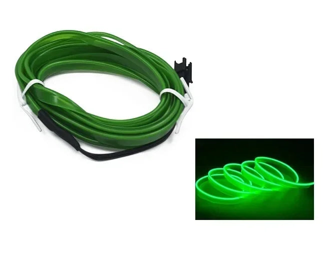 LED Neon Strip – Flexible Car Interior Ambient Lighting (1M/3M/5M)