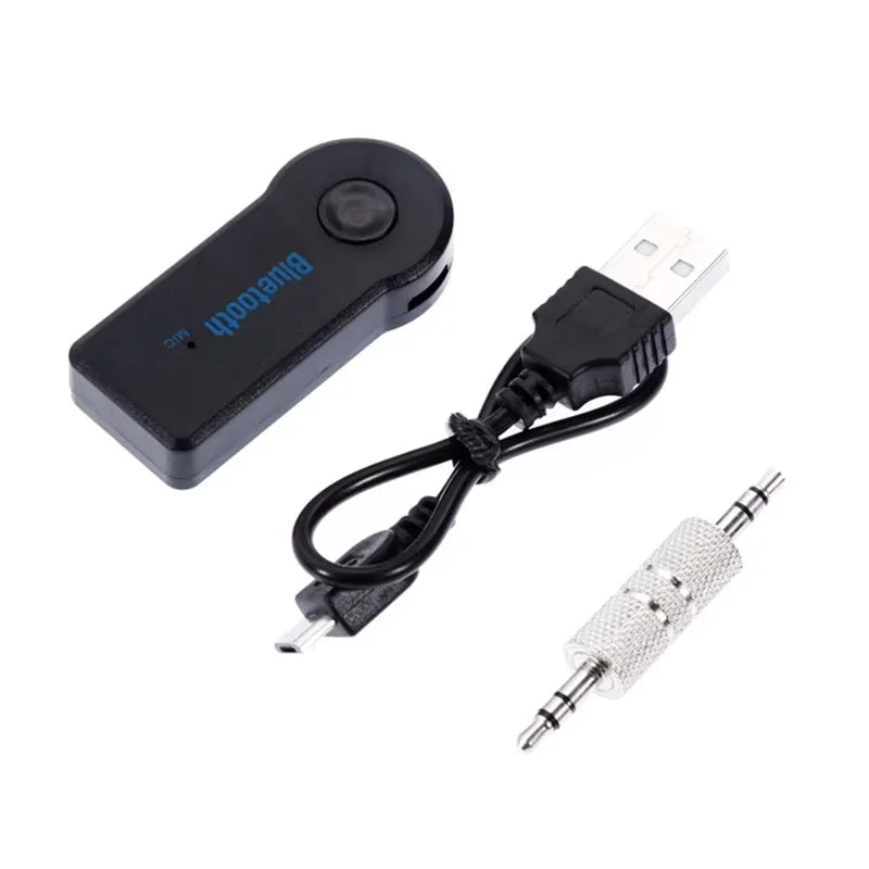 Wireless Car Bluetooth Receiver Adapter P2 Music Call Sound 3.5mm Audio Bluetooth Pour Voiture MP3 FM Music Transmitter