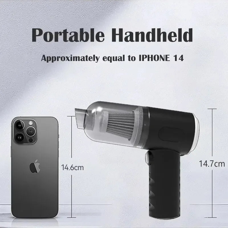 Mini Wireless Wet & Dry Car Vacuum