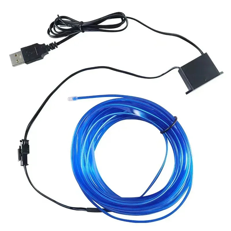 LED Neon Strip – Flexible Car Interior Ambient Lighting (1M/3M/5M)