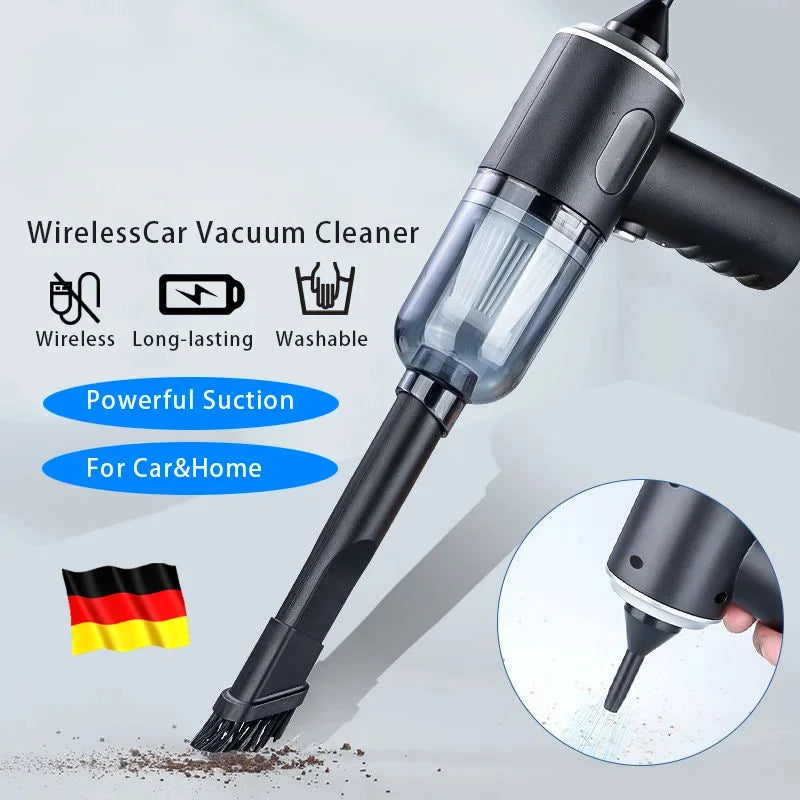 Mini Wireless Wet & Dry Car Vacuum