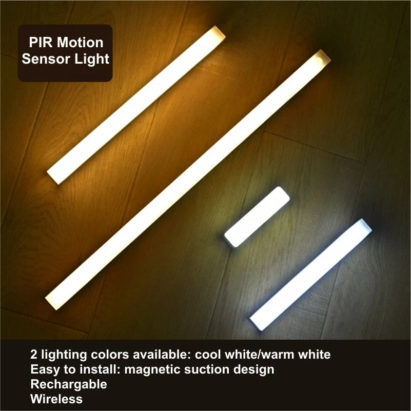 Motion Sensor USB Rechargeable Bar Light