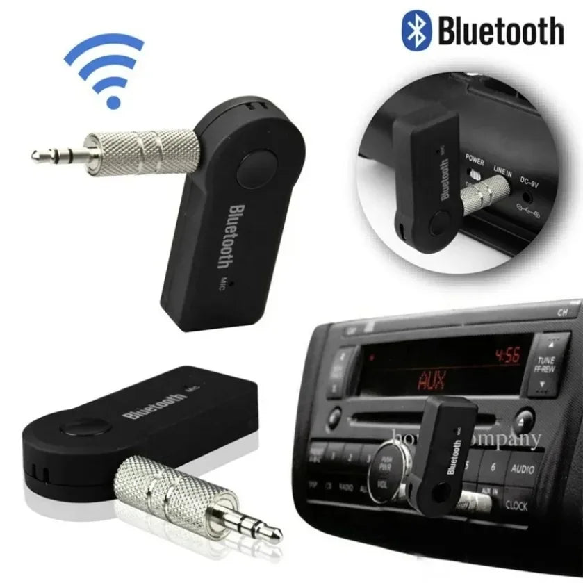 Wireless Car Bluetooth Receiver Adapter P2 Music Call Sound 3.5mm Audio Bluetooth Pour Voiture MP3 FM Music Transmitter